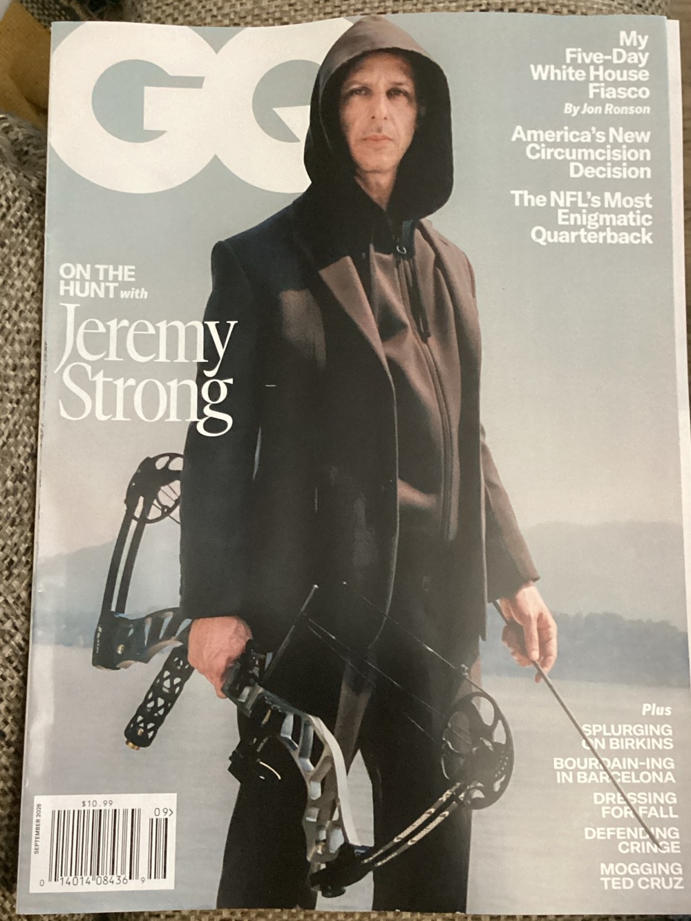 Jeremy Strong on GQ
